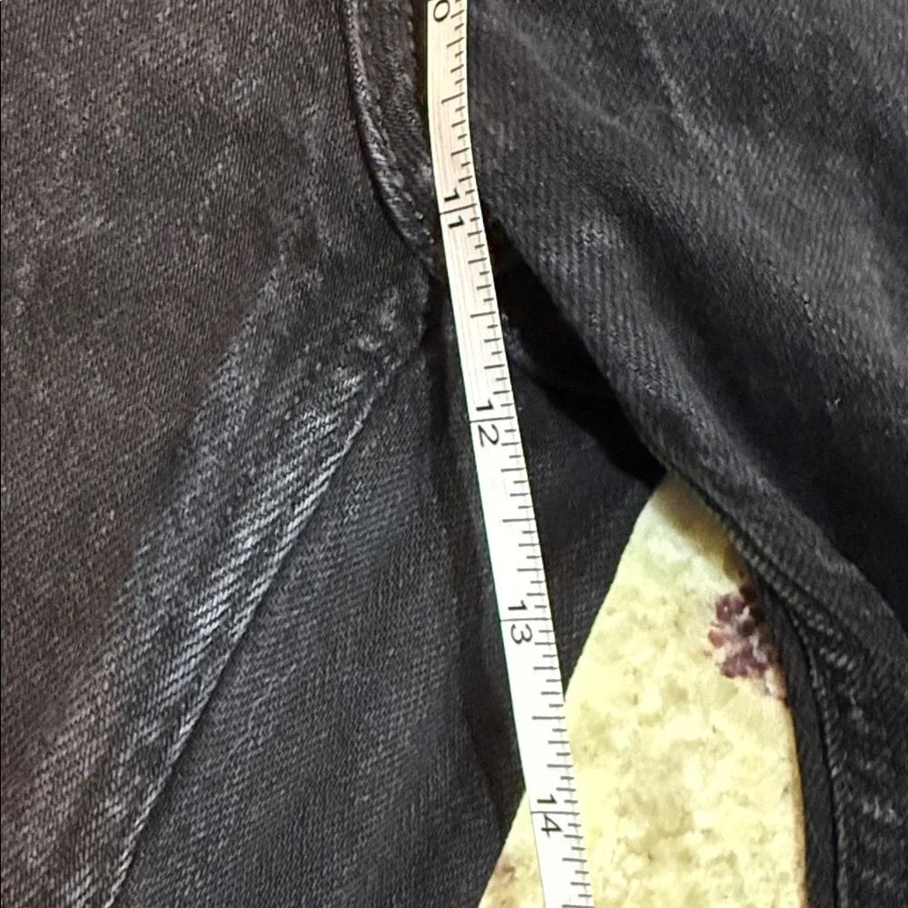 Reformation Women’s Wilder stretch high-rise wide-leg jeans Black Size 26 - Picture 10 of 11